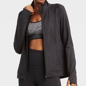 All in Motion Black Zip Front Jacket